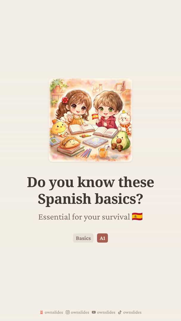 Spanish Basics: Polite Words Like Hola, Gracias, and Por Favor
