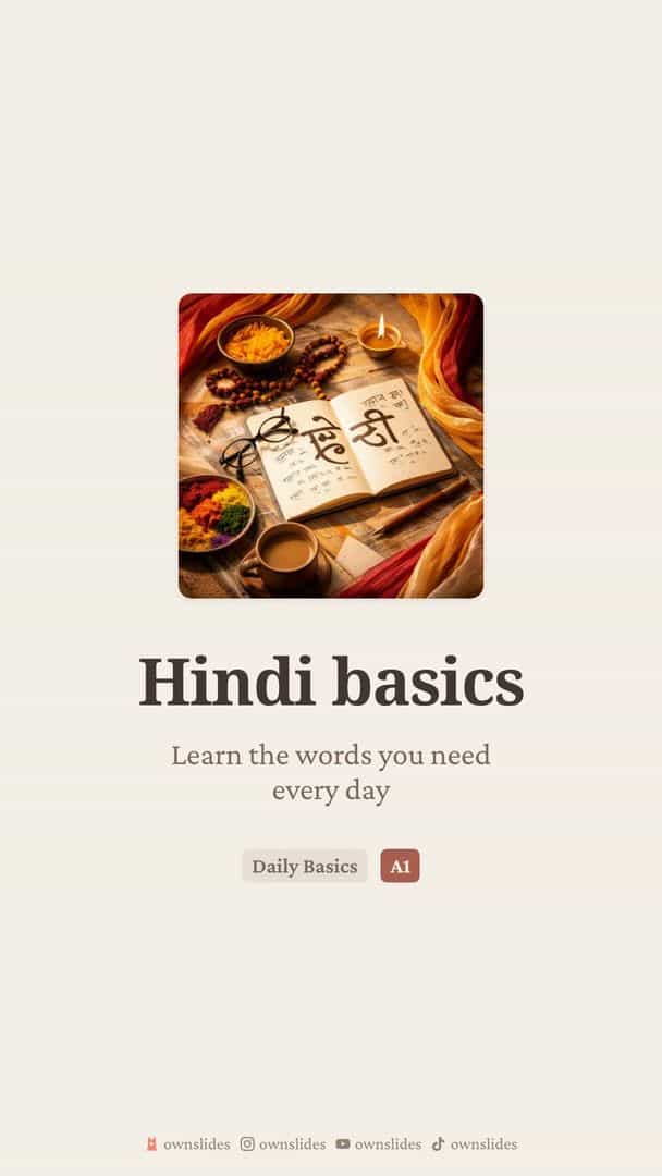 Hindi Polite Phrases Basics: नमस्ते, धन्यवाद, कृपया and More