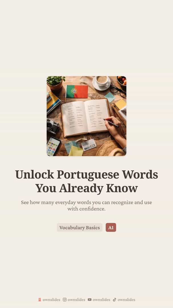 Portuguese Basics: 6 Everyday Words for Beginners