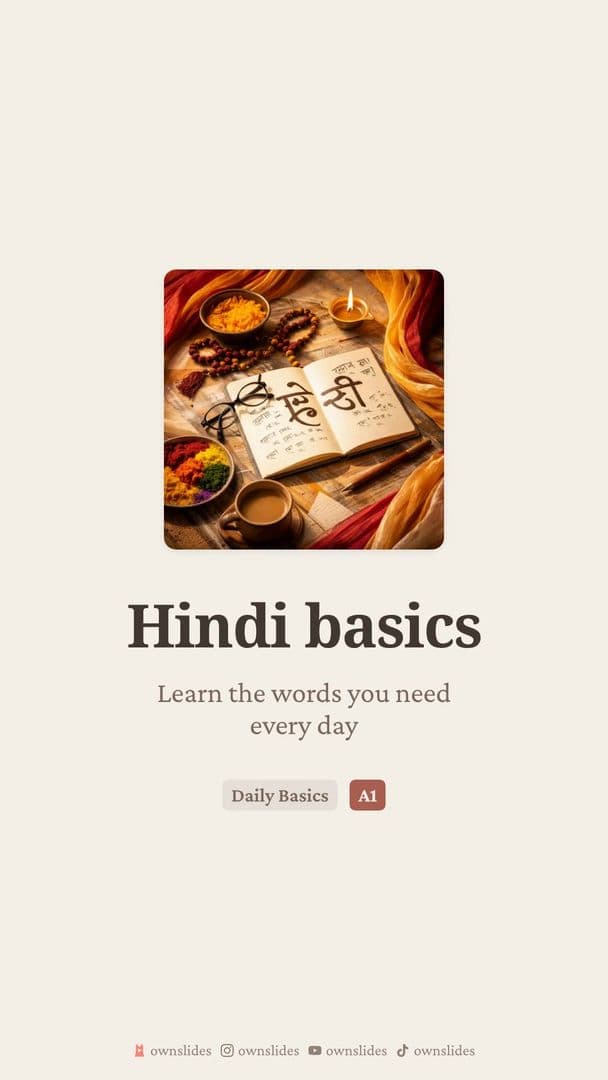 Hindi Polite Phrases Basics: नमस्ते, धन्यवाद, कृपया and More